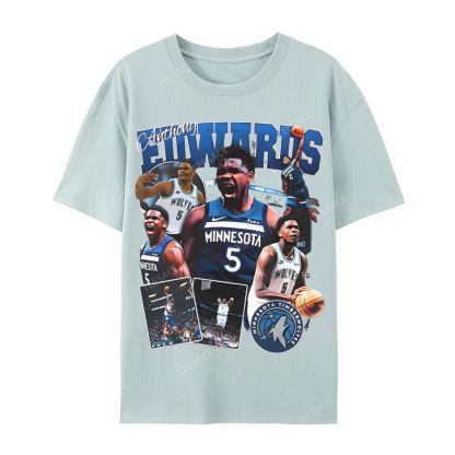ANTHONY EDWARDS Casual Short Sleeve T-Shirt 