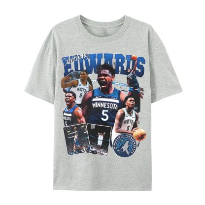 ANTHONY EDWARDS Casual Short Sleeve T-Shirt 