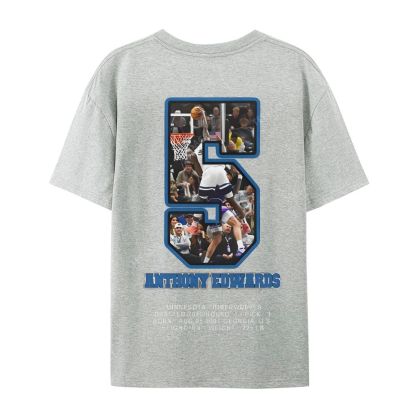 ANTHONY EDWARDS Casual Short Sleeve T-Shirt 