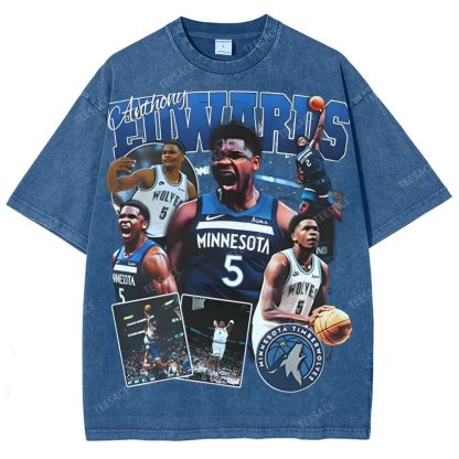 ANTHONY EDWARDS Unisex Fit Washed T-Shirt  