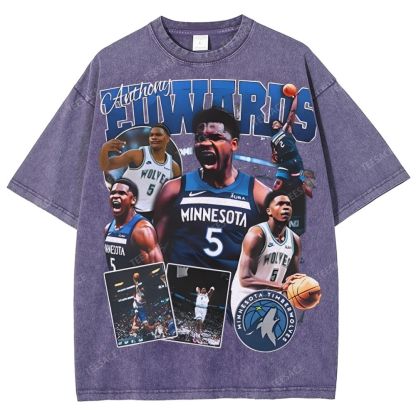 ANTHONY EDWARDS Unisex Fit Washed T-Shirt  