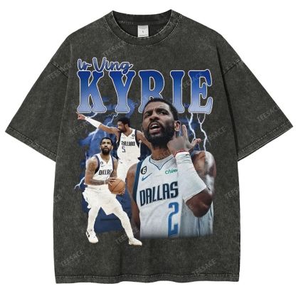 Kyrie Irving Tee Unisex Fit Washed T-Shirt 2505004335