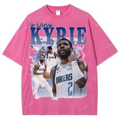 Kyrie Irving Tee Unisex Fit Washed T-Shirt 2505004335