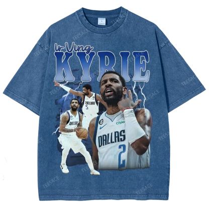 Kyrie Irving Tee Unisex Fit Washed T-Shirt 2505004335