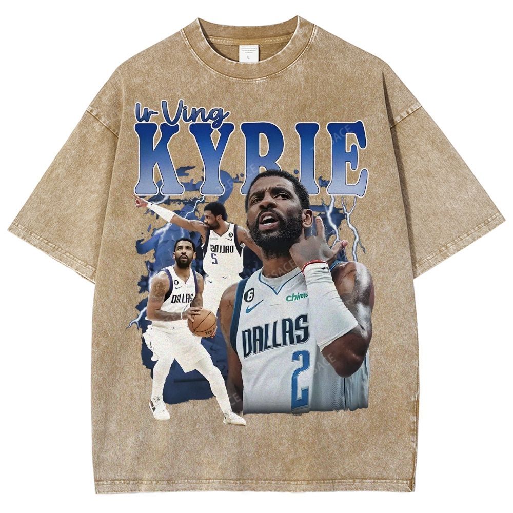 Kyrie Irving Tee Unisex Fit Washed T-Shirt 2505004335
