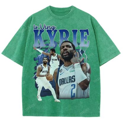 Kyrie Irving Tee Unisex Fit Washed T-Shirt 2505004335