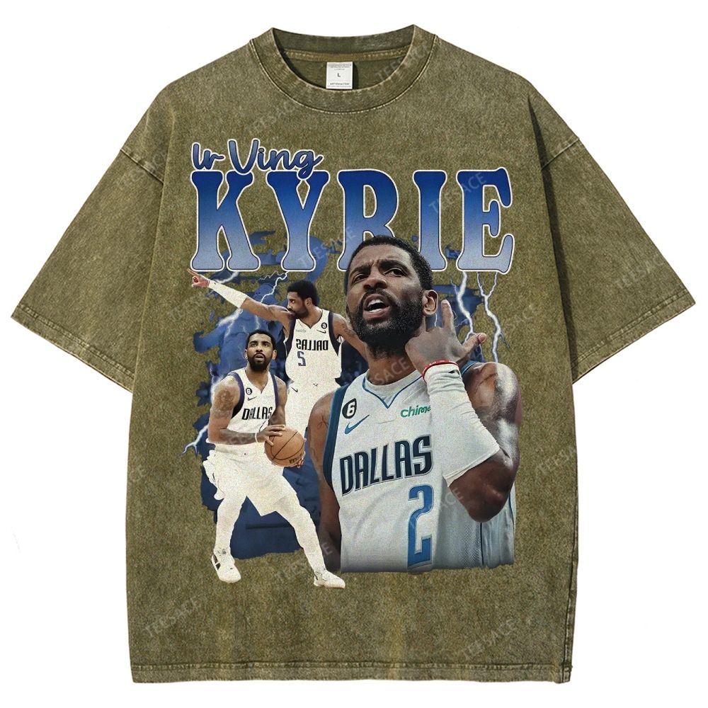 Kyrie Irving Tee Unisex Fit Washed T-Shirt 2505004335