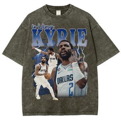 Kyrie Irving Tee Unisex Fit Washed T-Shirt 2505004335