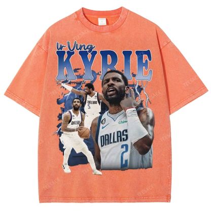Kyrie Irving Tee Unisex Fit Washed T-Shirt 2505004335