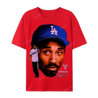 "Mamba on the Mound" Kobe Tee  Casual Short Sleeve T-Shirt  
