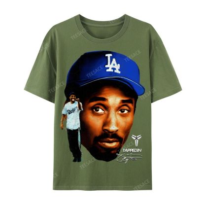 "Mamba on the Mound" Kobe Tee  Casual Short Sleeve T-Shirt  