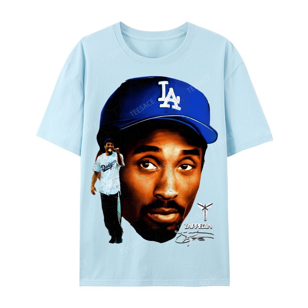 "Mamba on the Mound" Kobe Tee  Casual Short Sleeve T-Shirt  