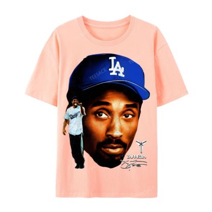 "Mamba on the Mound" Kobe Tee  Casual Short Sleeve T-Shirt  