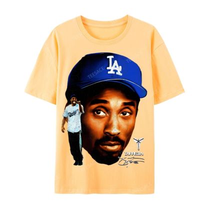 "Mamba on the Mound" Kobe Tee  Casual Short Sleeve T-Shirt  
