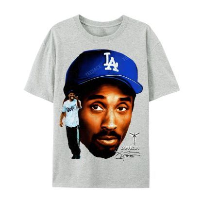 "Mamba on the Mound" Kobe Tee  Casual Short Sleeve T-Shirt  