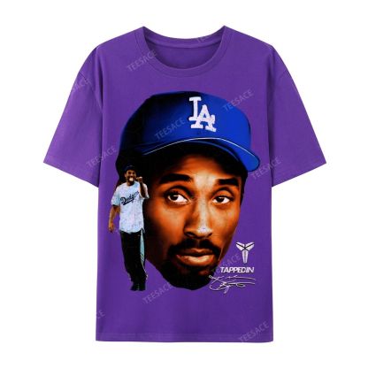 "Mamba on the Mound" Kobe Tee  Casual Short Sleeve T-Shirt  