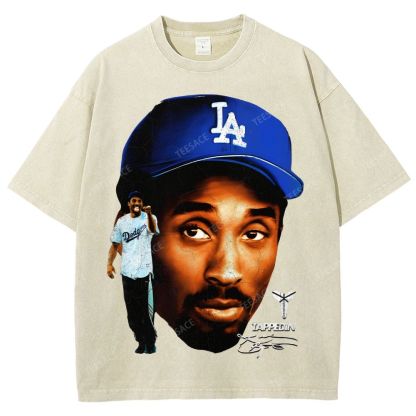 "Mamba on the Mound" Kobe Tee Unisex Fit Washed T-Shirt 