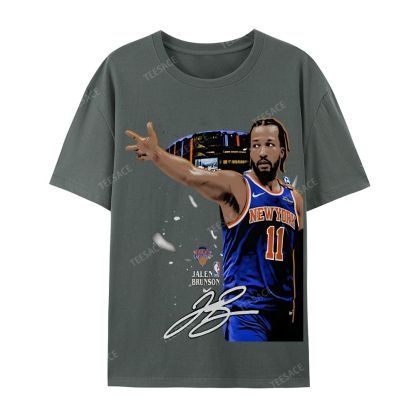 JALEN BRUNSON Tee Casual Short Sleeve T-Shirt  