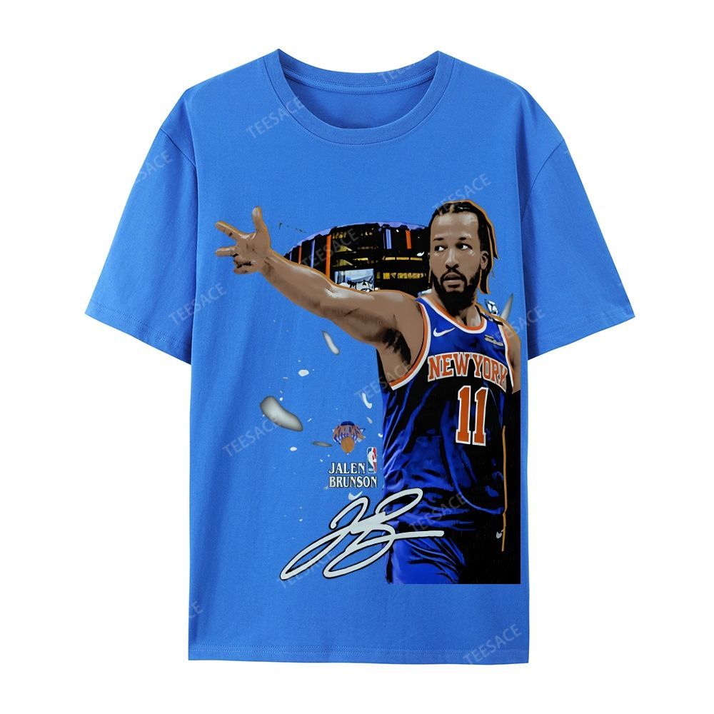 JALEN BRUNSON Tee Casual Short Sleeve T-Shirt  