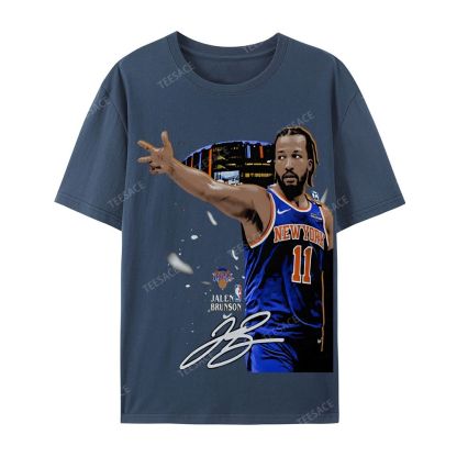 JALEN BRUNSON Tee Casual Short Sleeve T-Shirt  