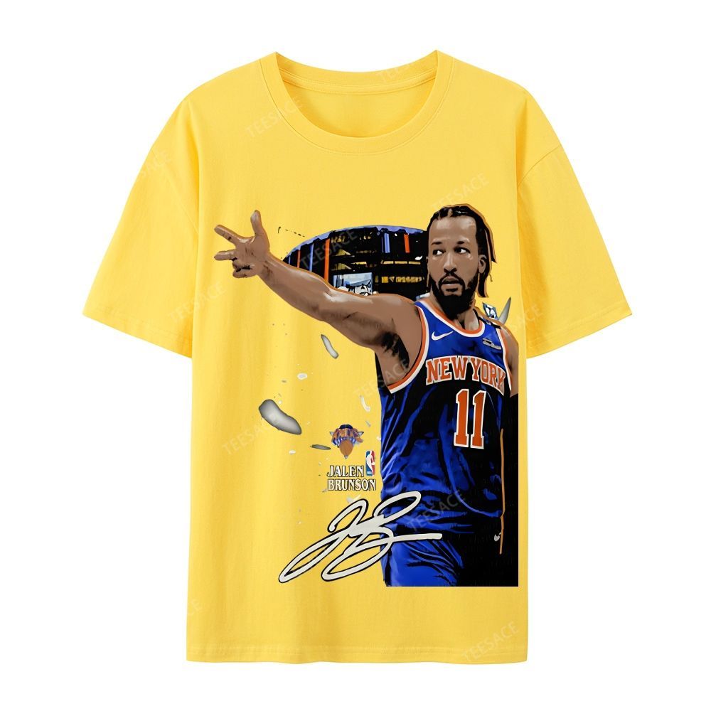 JALEN BRUNSON Tee Casual Short Sleeve T-Shirt  