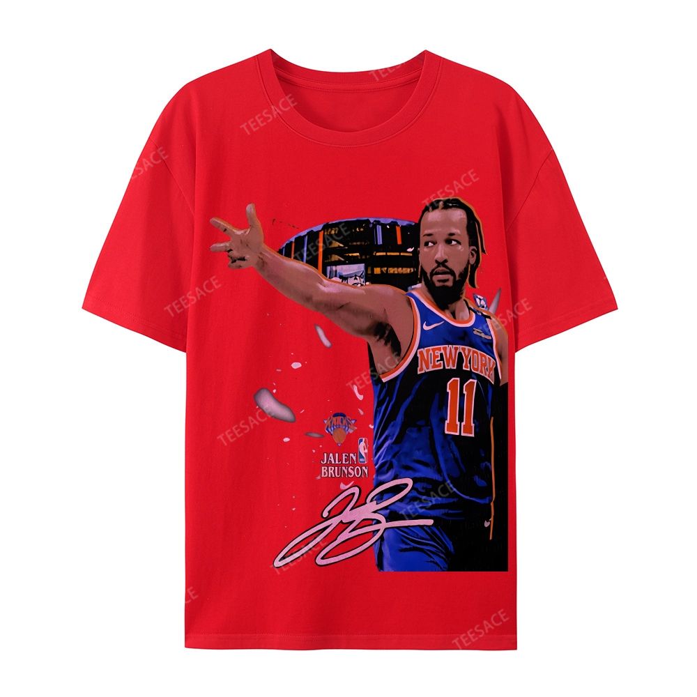 JALEN BRUNSON Tee Casual Short Sleeve T-Shirt  