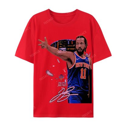 JALEN BRUNSON Tee Casual Short Sleeve T-Shirt  
