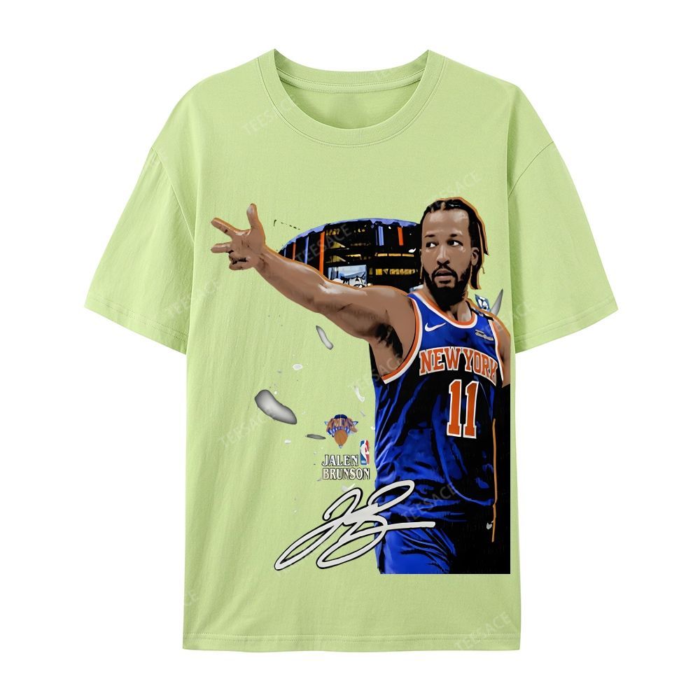 JALEN BRUNSON Tee Casual Short Sleeve T-Shirt  