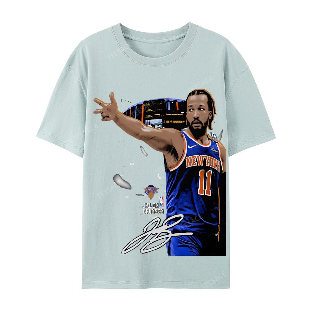 JALEN BRUNSON Tee Casual Short Sleeve T-Shirt  