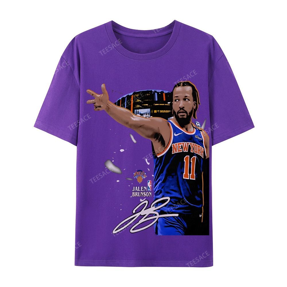 JALEN BRUNSON Tee Casual Short Sleeve T-Shirt  