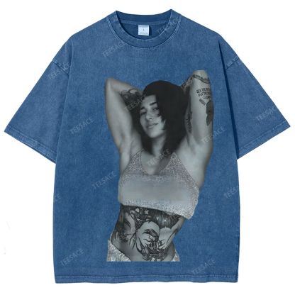 Unisex Fit Washed T-Shirt RHEA RIPLEY TEE V2