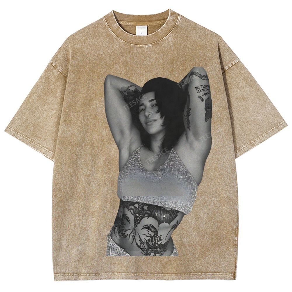Unisex Fit Washed T-Shirt RHEA RIPLEY TEE V2