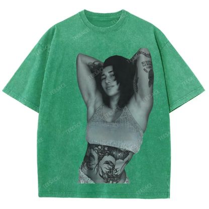 Unisex Fit Washed T-Shirt RHEA RIPLEY TEE V2