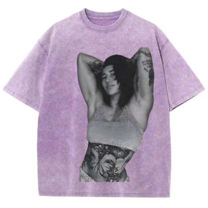 Unisex Fit Washed T-Shirt RHEA RIPLEY TEE V2