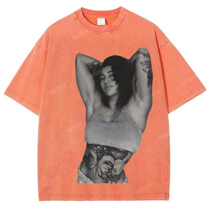 Unisex Fit Washed T-Shirt RHEA RIPLEY TEE V2