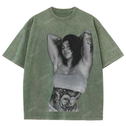 Unisex Fit Washed T-Shirt RHEA RIPLEY TEE V2