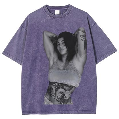 Unisex Fit Washed T-Shirt RHEA RIPLEY TEE V2