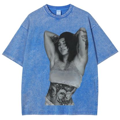 Unisex Fit Washed T-Shirt RHEA RIPLEY TEE V2