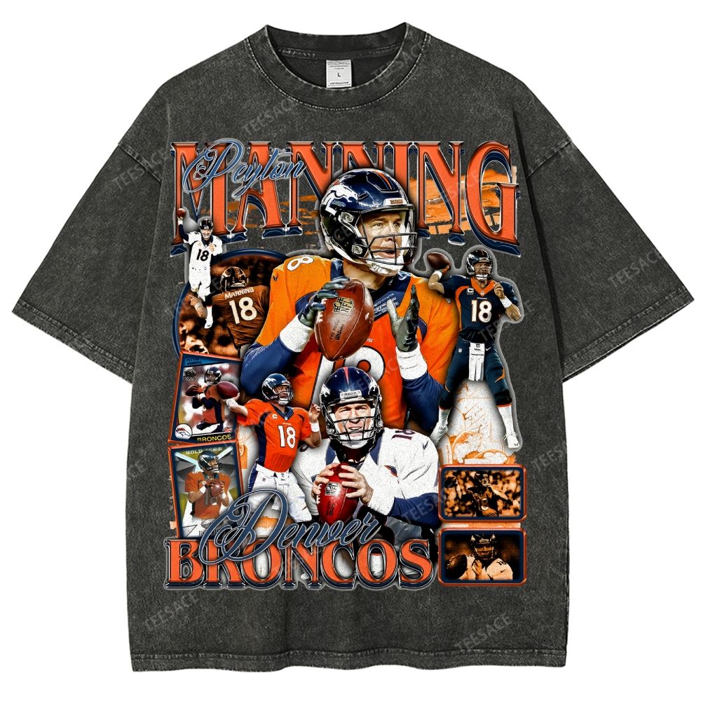 Peyton Manning Tee Unisex Fit Washed T-Shirt  