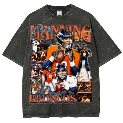 Peyton Manning Tee Unisex Fit Washed T-Shirt  