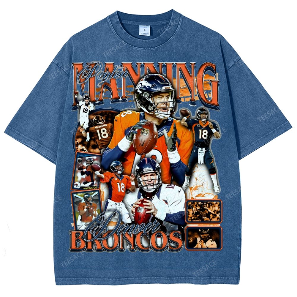Peyton Manning Tee Unisex Fit Washed T-Shirt  