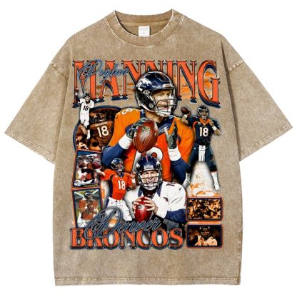 Peyton Manning Tee Unisex Fit Washed T-Shirt  