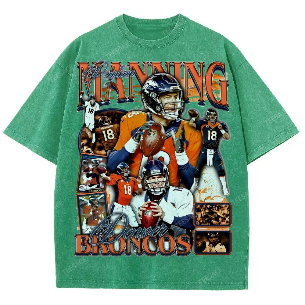 Peyton Manning Tee Unisex Fit Washed T-Shirt  