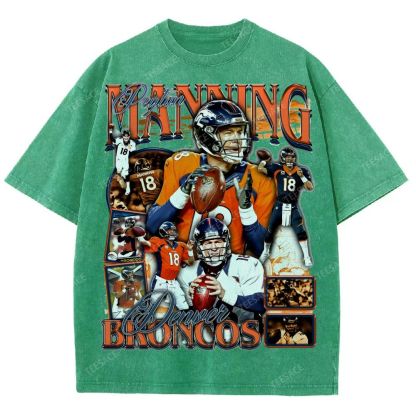 Peyton Manning Tee Unisex Fit Washed T-Shirt  