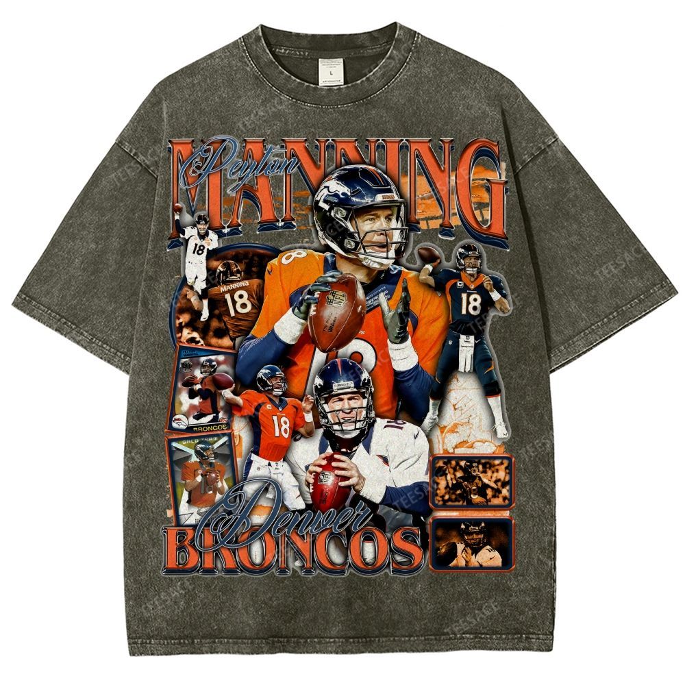 Peyton Manning Tee Unisex Fit Washed T-Shirt  