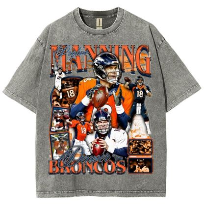 Peyton Manning Tee Unisex Fit Washed T-Shirt  