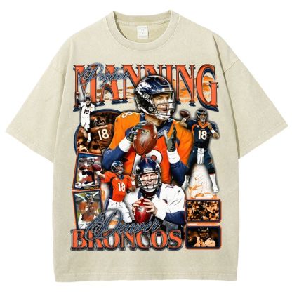 Peyton Manning Tee Unisex Fit Washed T-Shirt  