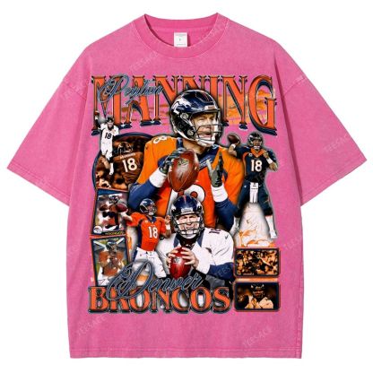 Peyton Manning Tee Unisex Fit Washed T-Shirt  