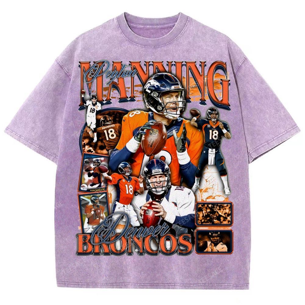 Peyton Manning Tee Unisex Fit Washed T-Shirt  
