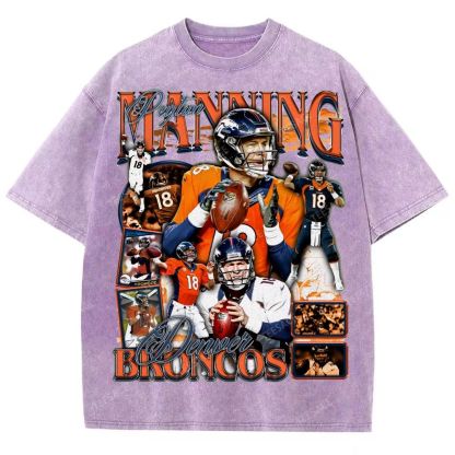 Peyton Manning Tee Unisex Fit Washed T-Shirt  